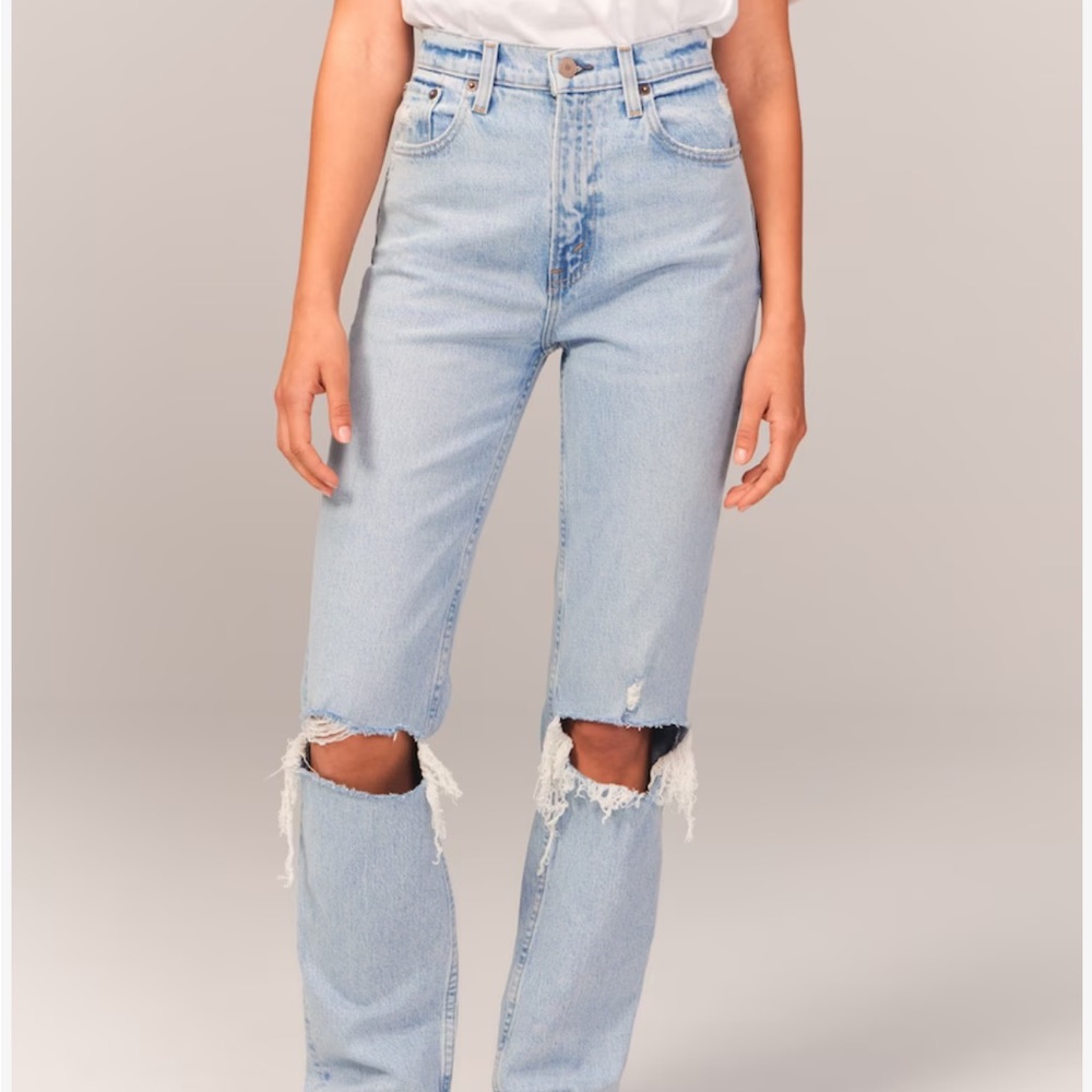 Abercrombie & Fitch 90s Straight Ultra High Rise Jeans
